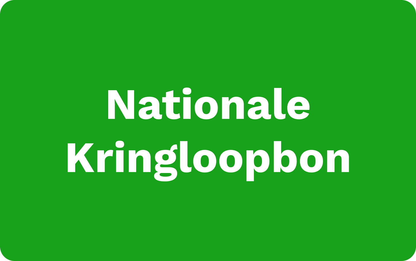 De Nationale Kringloopbon